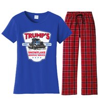 TrumpS Snowflake Removal Service Women's Flannel Pajama Set