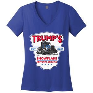 TrumpS Snowflake Removal Service Women's V-Neck T-Shirt