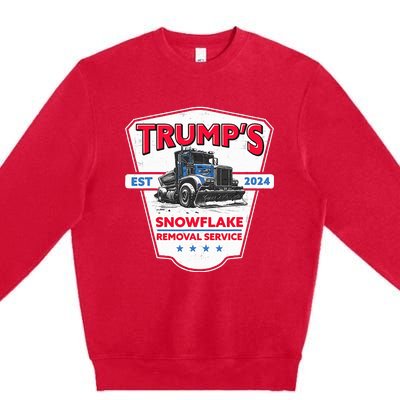 TrumpS Snowflake Removal Service Premium Crewneck Sweatshirt