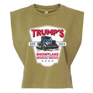 TrumpS Snowflake Removal Service Garment-Dyed Women's Muscle Tee