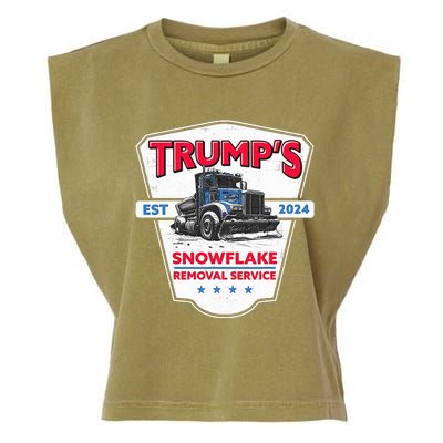 TrumpS Snowflake Removal Service Garment-Dyed Women's Muscle Tee