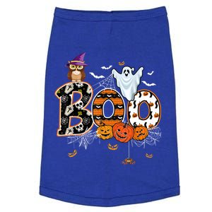 Teacher Squad Retro Halloween Boo 2 Funny Gift Doggie Tank