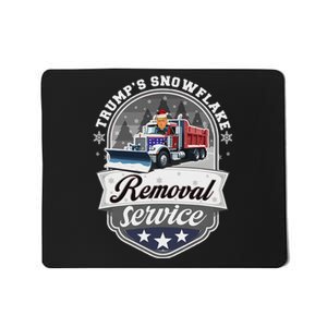 TrumpS Snowflake Removal Service Funny Trump President 47 Mousepad