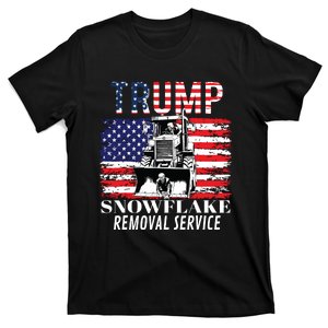 Trump Snowflake Removal Service Funny Donald Trump 2024 T-Shirt