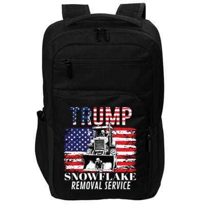 Trump Snowflake Removal Service Funny Donald Trump 2024 Impact Tech Backpack