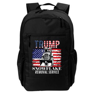 Trump Snowflake Removal Service Funny Donald Trump 2024 Daily Commute Backpack