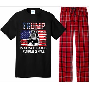 Trump Snowflake Removal Service Funny Donald Trump 2024 Pajama Set