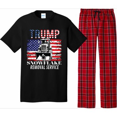 Trump Snowflake Removal Service Funny Donald Trump 2024 Pajama Set