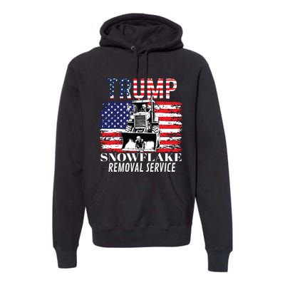 Trump Snowflake Removal Service Funny Donald Trump 2024 Premium Hoodie