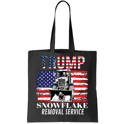 Trump Snowflake Removal Service Funny Donald Trump 2024 Tote Bag