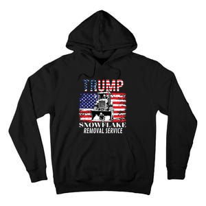 Trump Snowflake Removal Service Funny Donald Trump 2024 Tall Hoodie