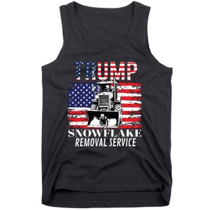 Trump Snowflake Removal Service Funny Donald Trump 2024 Tank Top