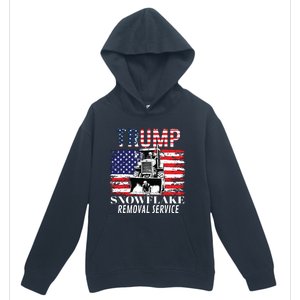 Trump Snowflake Removal Service Funny Donald Trump 2024 Urban Pullover Hoodie