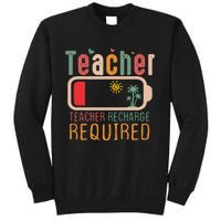 Teacher Summer Recharge Required Sweatshirt