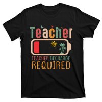 Teacher Summer Recharge Required T-Shirt