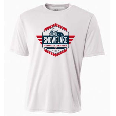 TrumpS Snowflake Removal Service Funny Donald Trump 2024 Cooling Performance Crew T-Shirt