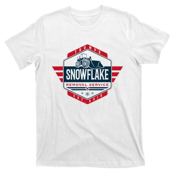 TrumpS Snowflake Removal Service Funny Donald Trump 2024 T-Shirt