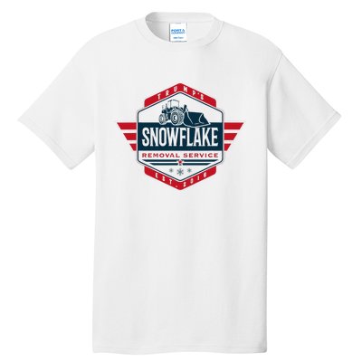 TrumpS Snowflake Removal Service Funny Donald Trump 2024 Tall T-Shirt