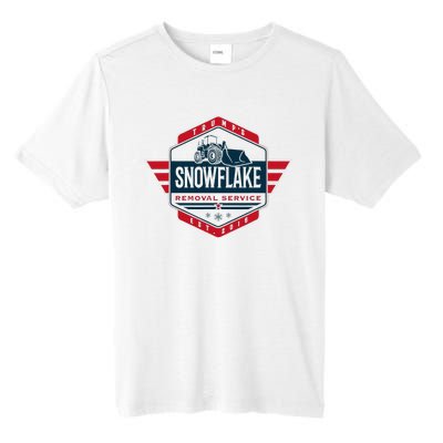 TrumpS Snowflake Removal Service Funny Donald Trump 2024 Tall Fusion ChromaSoft Performance T-Shirt