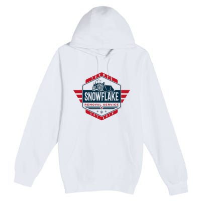 TrumpS Snowflake Removal Service Funny Donald Trump 2024 Premium Pullover Hoodie