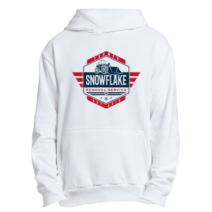 TrumpS Snowflake Removal Service Funny Donald Trump 2024 Urban Pullover Hoodie