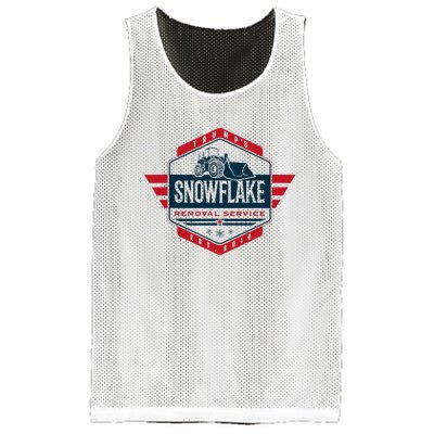 TrumpS Snowflake Removal Service Funny Donald Trump 2024 Mesh Reversible Basketball Jersey Tank