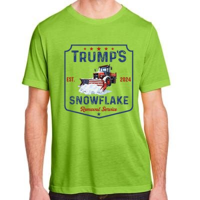 TrumpS Snowflake Removal Service Funny Trump Christmas 2024 Adult ChromaSoft Performance T-Shirt