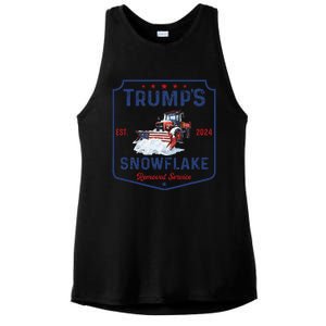 TrumpS Snowflake Removal Service Funny Trump Christmas 2024 Ladies PosiCharge Tri-Blend Wicking Tank