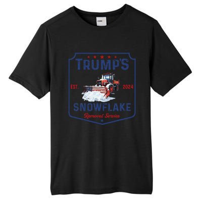 TrumpS Snowflake Removal Service Funny Trump Christmas 2024 Tall Fusion ChromaSoft Performance T-Shirt