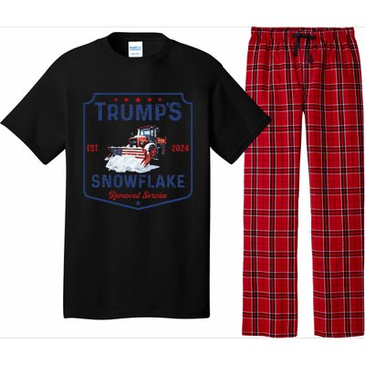 TrumpS Snowflake Removal Service Funny Trump Christmas 2024 Pajama Set