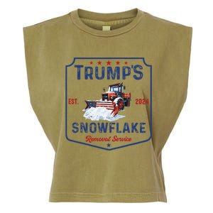 TrumpS Snowflake Removal Service Funny Trump Christmas 2024 Garment-Dyed Women's Muscle Tee