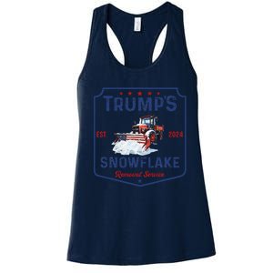 TrumpS Snowflake Removal Service Funny Trump Christmas 2024 Women's Racerback Tank