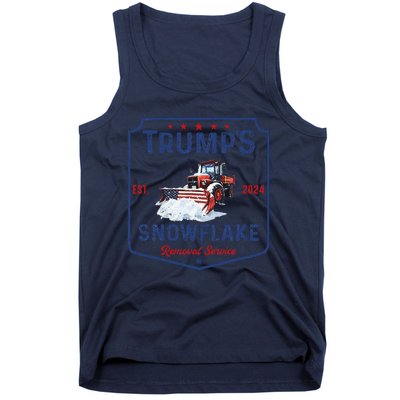 TrumpS Snowflake Removal Service Funny Trump Christmas 2024 Tank Top