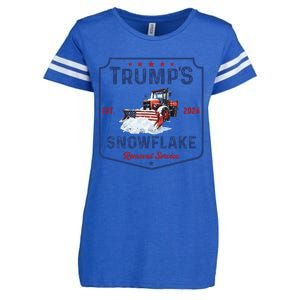 TrumpS Snowflake Removal Service Funny Trump Christmas 2024 Enza Ladies Jersey Football T-Shirt