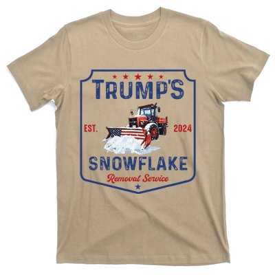 TrumpS Snowflake Removal Service Funny Trump Christmas 2024 T-Shirt