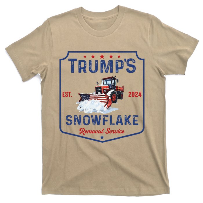 TrumpS Snowflake Removal Service Funny Trump Christmas 2024 T-Shirt