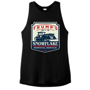 TrumpS Snowflake Rmoval Service Funny Donald Trump 2024 Ladies PosiCharge Tri-Blend Wicking Tank