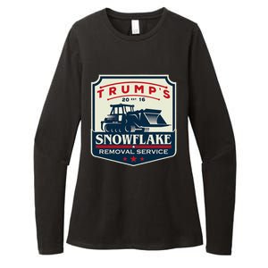 TrumpS Snowflake Rmoval Service Funny Donald Trump 2024 Womens CVC Long Sleeve Shirt