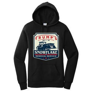 TrumpS Snowflake Rmoval Service Funny Donald Trump 2024 Women's Pullover Hoodie