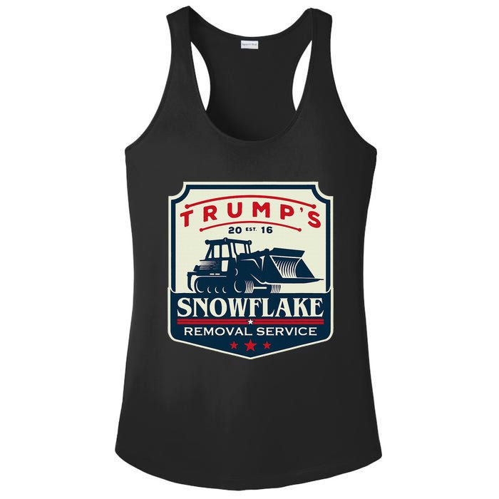 TrumpS Snowflake Rmoval Service Funny Donald Trump 2024 Ladies PosiCharge Competitor Racerback Tank