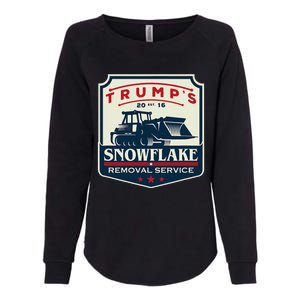 TrumpS Snowflake Rmoval Service Funny Donald Trump 2024 Womens California Wash Sweatshirt