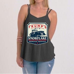 TrumpS Snowflake Rmoval Service Funny Donald Trump 2024 Women's Strappy Tank