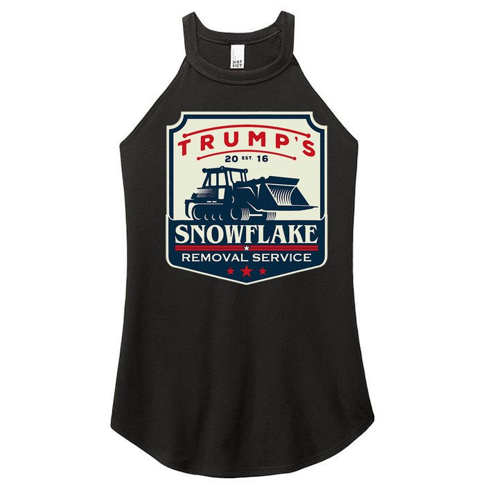 TrumpS Snowflake Rmoval Service Funny Donald Trump 2024 Women's Perfect Tri Rocker Tank