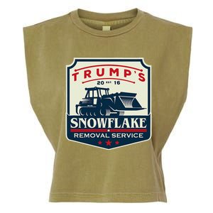 TrumpS Snowflake Rmoval Service Funny Donald Trump 2024 Garment-Dyed Women's Muscle Tee