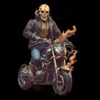 Trendy Skeleton Riding A Motorbike Hoodie