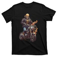 Trendy Skeleton Riding A Motorbike T-Shirt