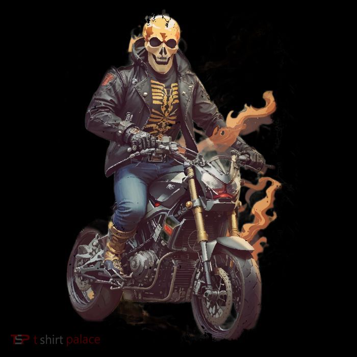 Trendy Skeleton Riding A Motorbike Baby Bodysuit