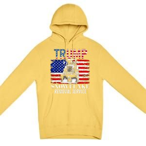 TrumpS Snowflake Removal Service Funny Donald Trump 2024 Premium Pullover Hoodie