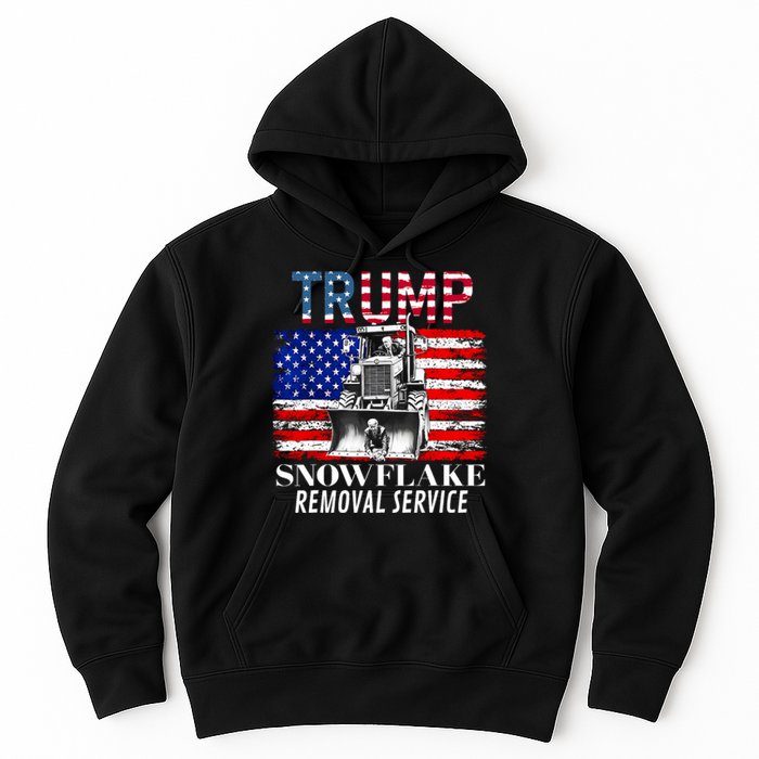 TrumpS Snowflake Removal Service Funny Donald Trump 2024 Hoodie