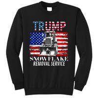 TrumpS Snowflake Removal Service Funny Donald Trump 2024 Sweatshirt